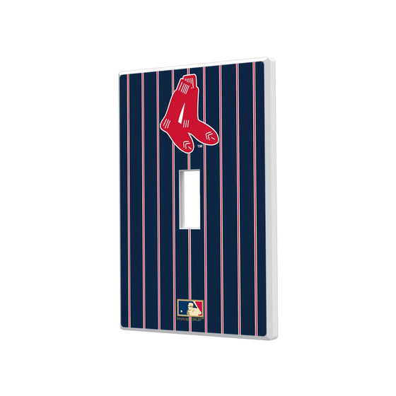 Boston Red Sox 1924-1960 - Cooperstown Collection Pinstripe Hidden-Screw Light Switch Plate - 757 Sports Collectibles