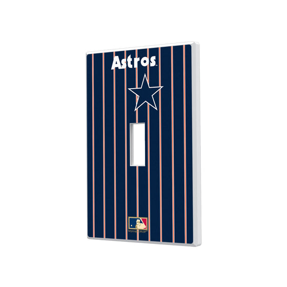 Houston Astros 1975-1981 - Cooperstown Collection Pinstripe Hidden-Screw Light Switch Plate - 757 Sports Collectibles