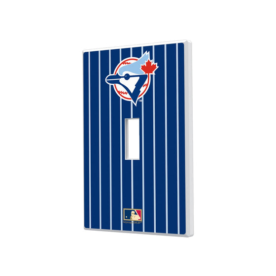 Toronto Blue Jays 1977-1988 - Cooperstown Collection Pinstripe Hidden-Screw Light Switch Plate - 757 Sports Collectibles