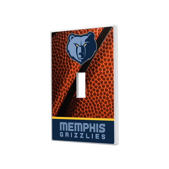 Memphis Grizzlies Basketball Hidden-Screw Light Switch Plate-0