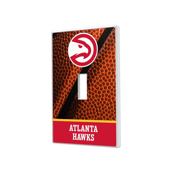 Atlanta Hawks Basketball Hidden-Screw Light Switch Plate-0