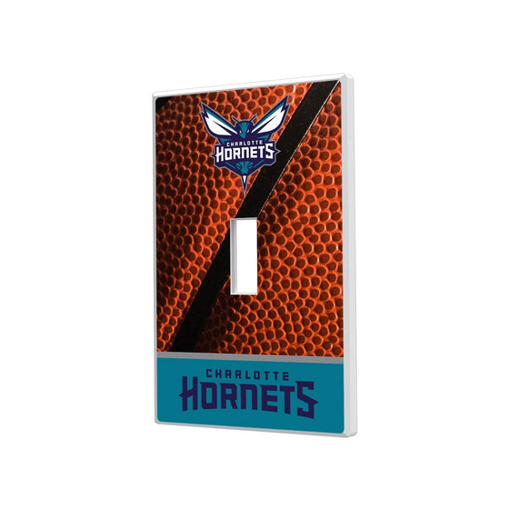 Charlotte Hornets Basketball Hidden-Screw Light Switch Plate-0