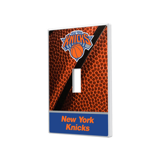 New York Knicks Basketball Hidden-Screw Light Switch Plate-0