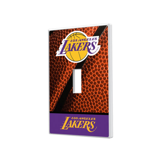 Los Angeles Lakers Basketball Hidden-Screw Light Switch Plate-0