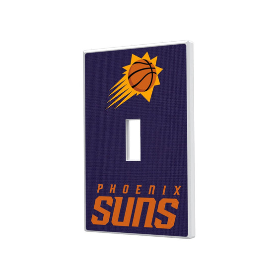 Phoenix Suns Solid Hidden-Screw Light Switch Plate-0