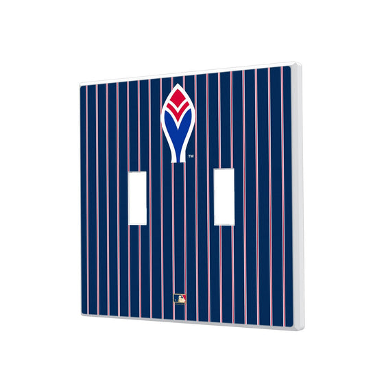 Atlanta Braves 1972-1975 - Cooperstown Collection Pinstripe Hidden-Screw Light Switch Plate - 757 Sports Collectibles