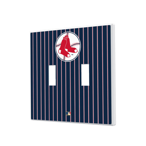 Boston Red Sox 1970-1975 - Cooperstown Collection Pinstripe Hidden-Screw Light Switch Plate - 757 Sports Collectibles
