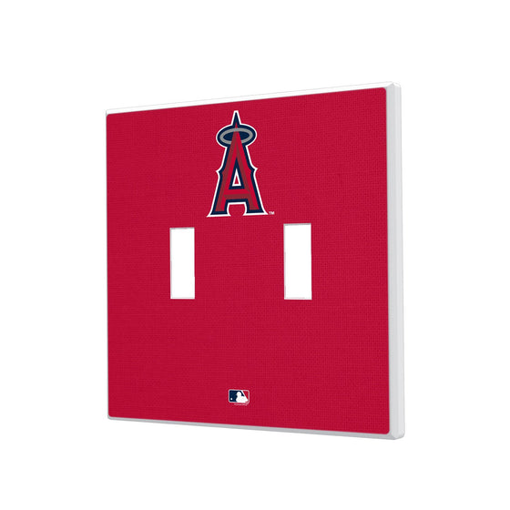 Los Angeles Angels Solid Hidden-Screw Light Switch Plate - 757 Sports Collectibles