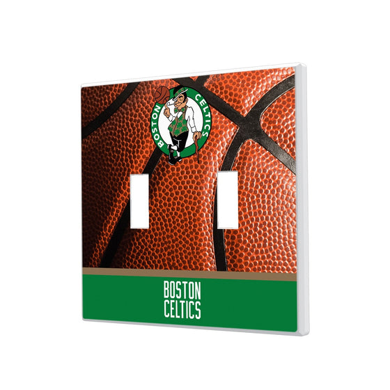 Boston Celtics Basketball Hidden-Screw Light Switch Plate-2