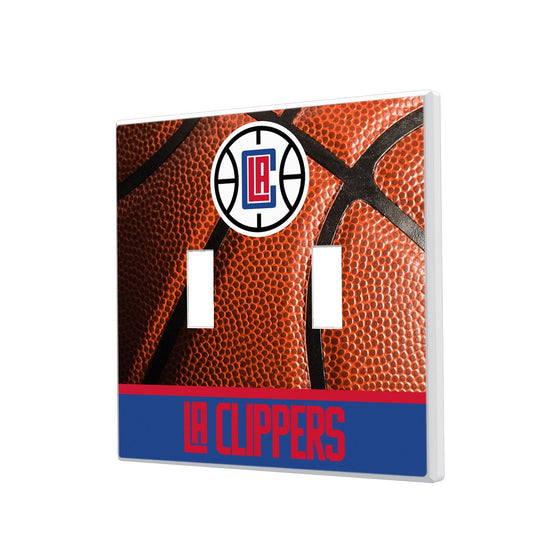 Los Angeles Clippers Basketball Hidden-Screw Light Switch Plate-2
