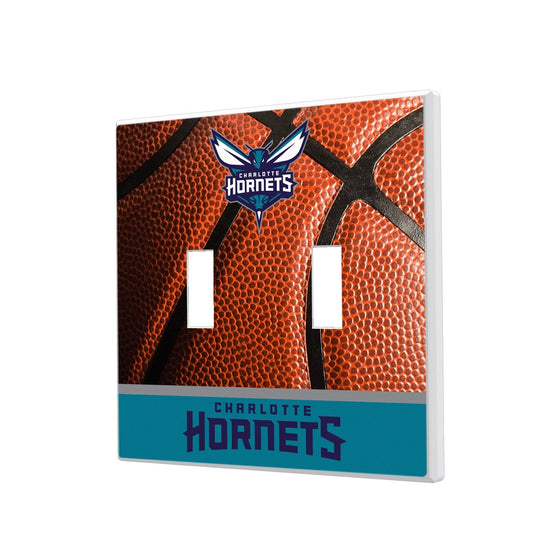 Charlotte Hornets Basketball Hidden-Screw Light Switch Plate-2