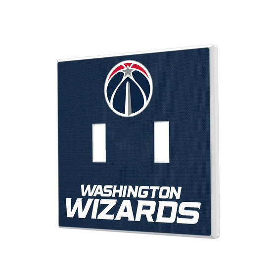 Washington Wizards Solid Hidden-Screw Light Switch Plate-2