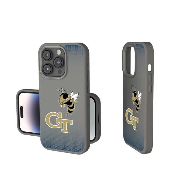 Georgia Tech Yellow Jackets Linen Soft Touch Phone Case-0