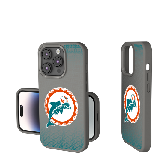 Miami Dolphins 1966-1973 Historic Collection Linen Soft Touch Phone Case-0