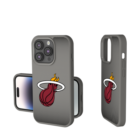 Miami Heat Linen Soft Touch Phone Case-0
