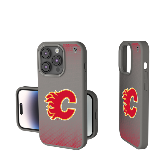 Calgary Flames Linen Soft Touch Phone Case-0
