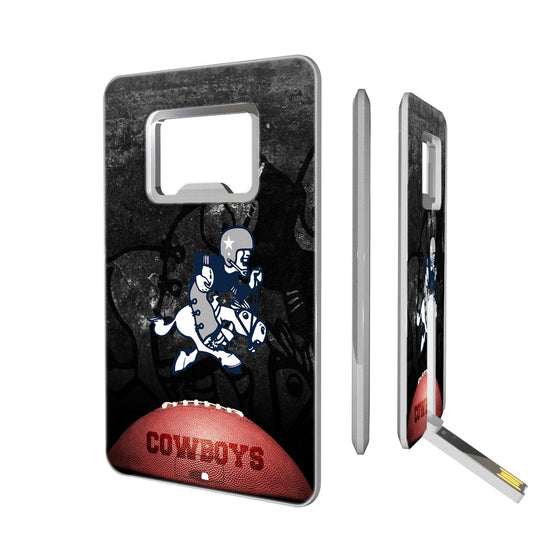 Dallas Cowboys 1966-1969 Historic Collection Legendary Credit Card USB Drive with Bottle Opener 32GB - 757 Sports Collectibles