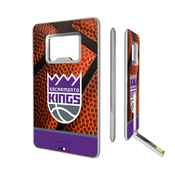 Sacramento Kings Basketball Credit Card USB Drive with Bottle Opener 32GB-0