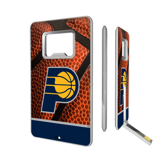 Indiana Pacers Basketball Credit Card USB Drive with Bottle Opener 32GB-0