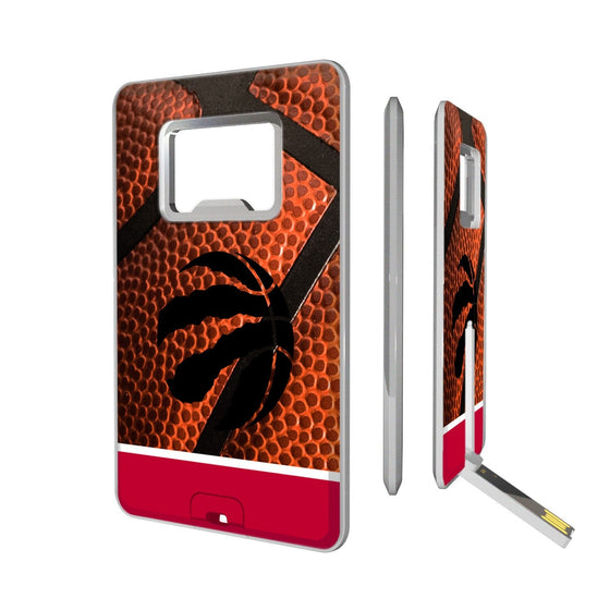 Toronto Raptors Basketball Credit Card USB Drive with Bottle Opener 32GB-0
