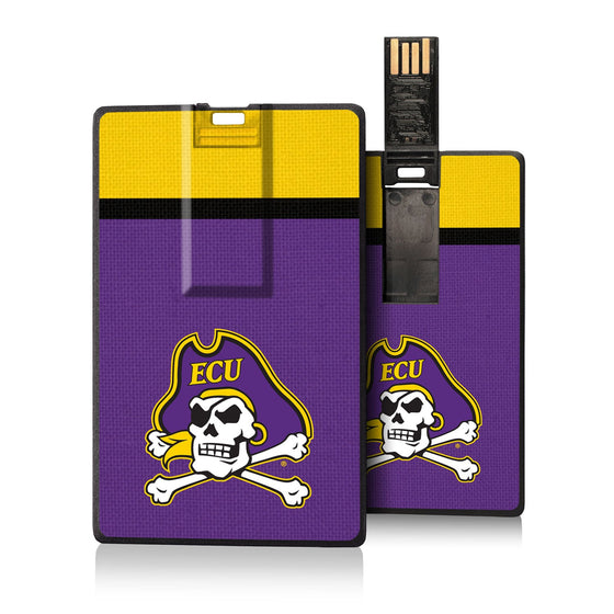East Carolina Pirates Stripe Credit Card USB Drive 16GB-0