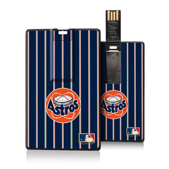 Houston Astros 1977-1998 - Cooperstown Collection Pinstripe Credit Card USB Drive 16GB - 757 Sports Collectibles