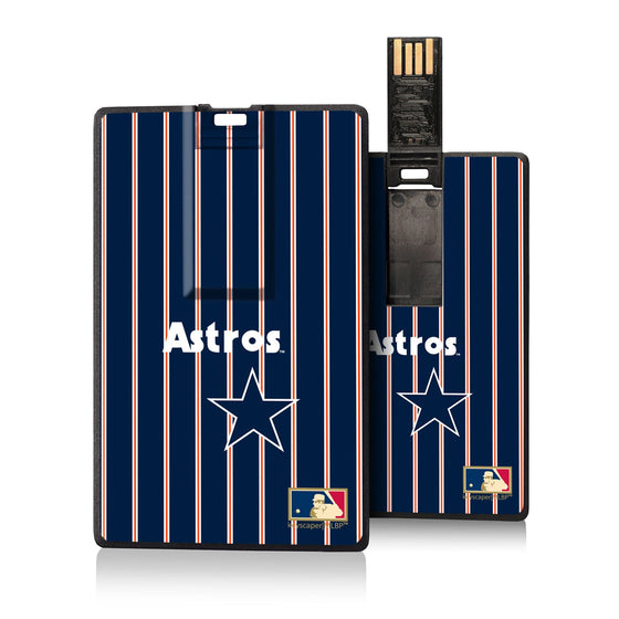 Houston Astros 1975-1981 - Cooperstown Collection Pinstripe Credit Card USB Drive 16GB - 757 Sports Collectibles