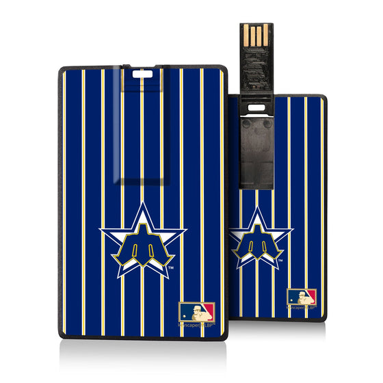 Seattle Mariners 1981-1986 - Cooperstown Collection Pinstripe Credit Card USB Drive 16GB - 757 Sports Collectibles
