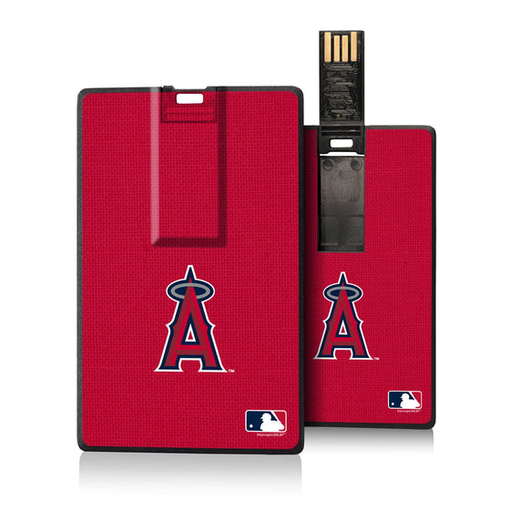 Los Angeles Angels Angels Solid Credit Card USB Drive 16GB - 757 Sports Collectibles