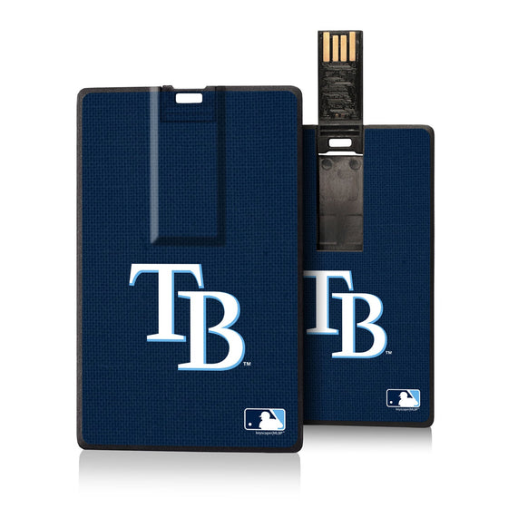 Tampa Bay Rays Rays Solid Credit Card USB Drive 16GB - 757 Sports Collectibles