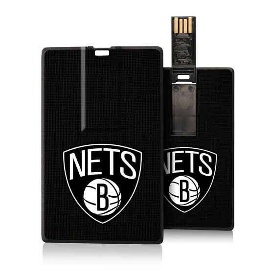 Brooklyn Nets Solid Credit Card USB Drive 32GB-0