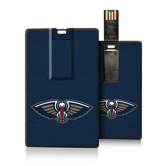 New Orleans Pelicans Solid Credit Card USB Drive 32GB-0