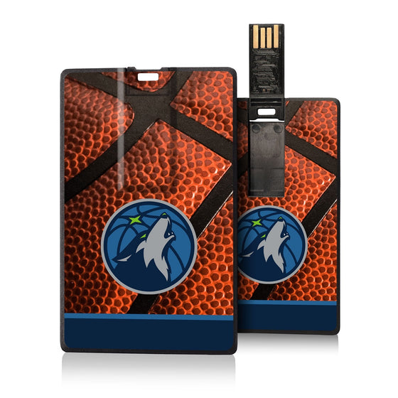 Minnesota Timberwolves Basketball Credit Card USB Drive 32GB-0