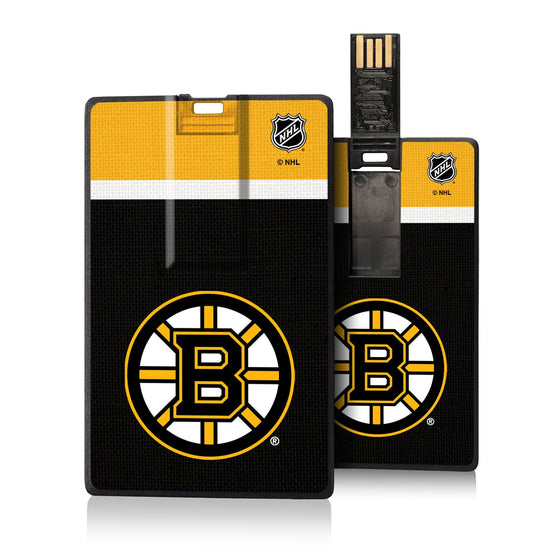 Boston Bruins Stripe Credit Card USB Drive 32GB-0