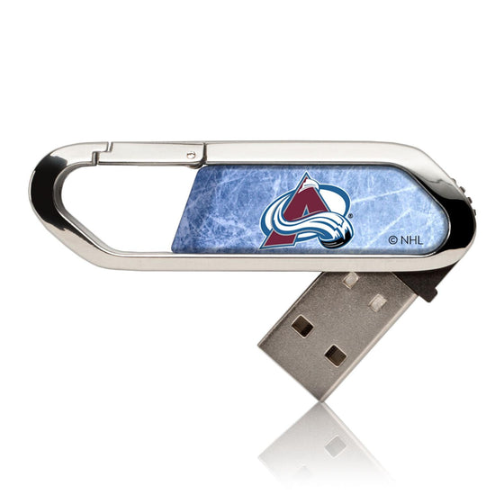 Colorado Avalanche Ice USB 32GB Clip Style Flash Drive-0