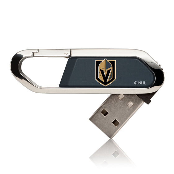Vegas Golden Knights Solid USB 32GB Clip Style Flash Drive-0