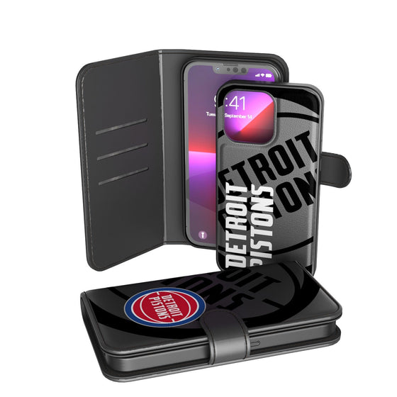 Detroit Pistons Tilt Wallet Case-0