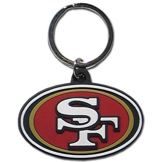 NFL San Francisco 49ers Team Logo Flex Key Chain - 757 Sports Collectibles