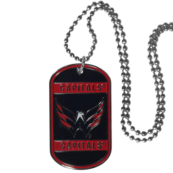 NHL Washington Capitals Engraveable Dog Tag Necklace - 757 Sports Collectibles
