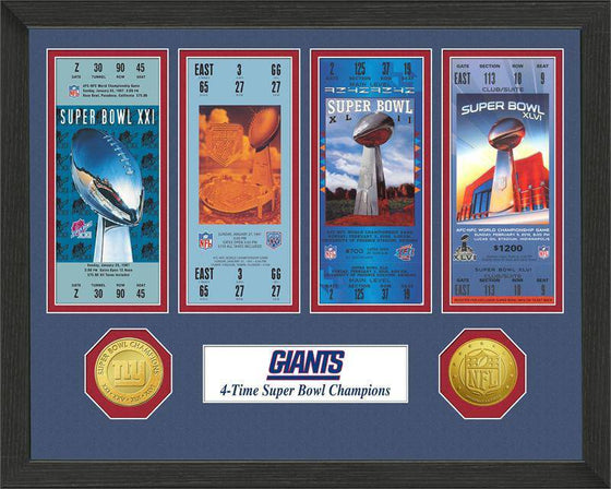 New York Giants SB Championship Ticket Collection (HM) - 757 Sports Collectibles
