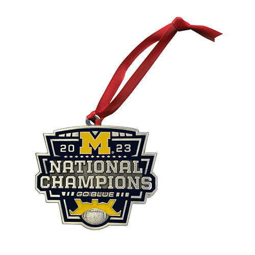2023 Michigan Football Championship Ornament