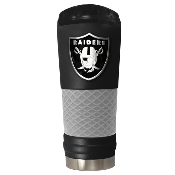 Draft 24 oz Vacuum Insulated Powder Coated Cup - Oakland Raiders
