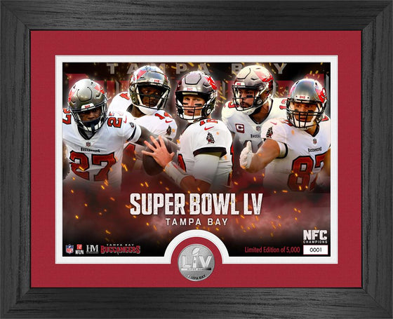 Tampa Bay Buccaneers Super Bowl 55 Team Force Silver Coin Photo Mint