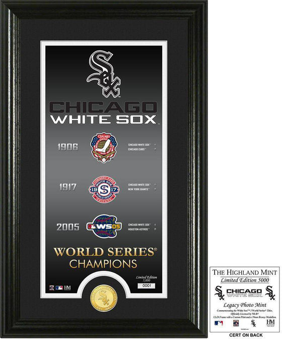 Chicago White Sox "Legacy" Supreme Bronze Coin Photo Mint (HM) - 757 Sports Collectibles