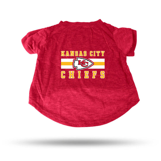 CHIEFS RED PET T-SHIRT - SMALL (Rico) - 757 Sports Collectibles