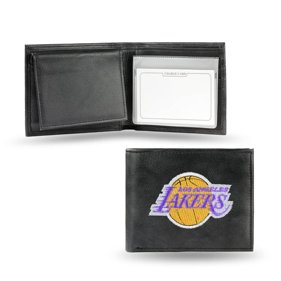 LOS ANGELES LAKERS EMBROIDERED BILLFOLD (Rico) - 757 Sports Collectibles