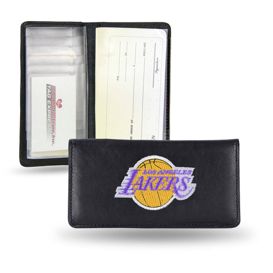 LOS ANGELES LAKERS EMBROIDERED CHECKBOOK (Rico) - 757 Sports Collectibles