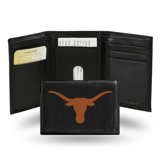 TEXAS Longhorns UNIVERSITY EMBROIDERY TRIFOLD (Rico) - 757 Sports Collectibles