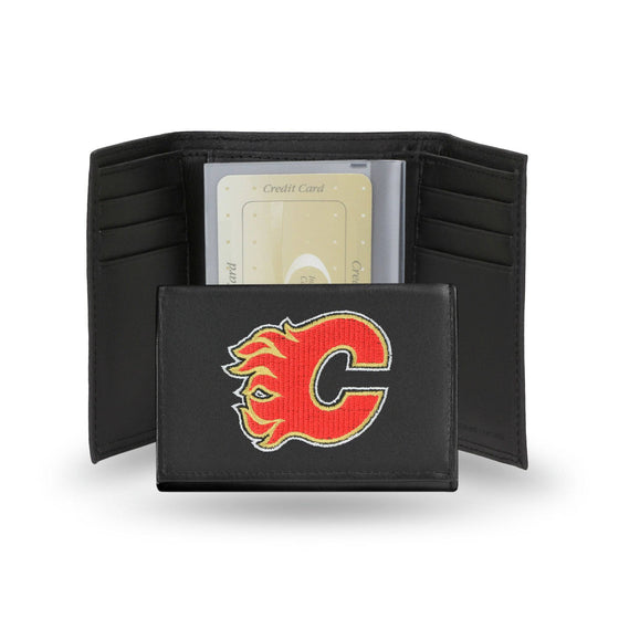 CALGARY FLAMES EMBROIDERD TRIFOLD (Rico) - 757 Sports Collectibles