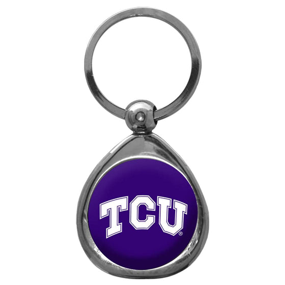 TCU Horned Frogs Chrome Key Chain (SSKG) - 757 Sports Collectibles